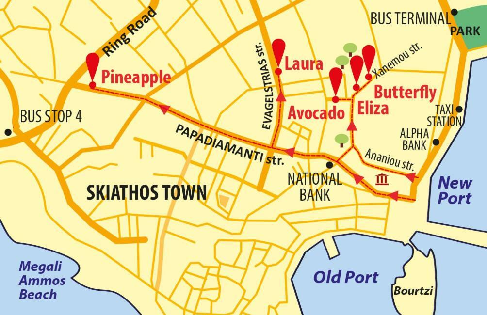 Pineapple Skiathos Eksteriør billede